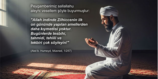 MANEVÎ GÜNDEM / Zilhicce Ayına Kavuşurken…